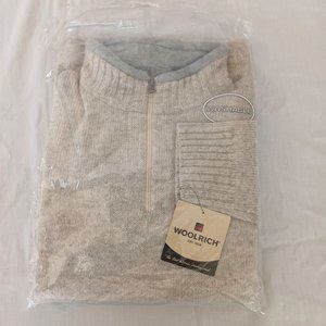 Woolrich vintage MNS Flatrock half zip mens sweater Large